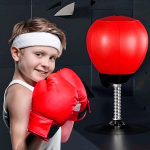 Desktop Punching Bag with Suction Cup Stress Relief Boxing Speed Ball Kids Adults Reaction Speed Training Boxing Bag Home Office Desk