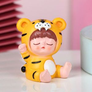Gia Đình Tiểu Hổ Trang Trí Taplo Ô Tô Nhà Cửa Decor Trang Trí Xe Thêm Dễ Thương