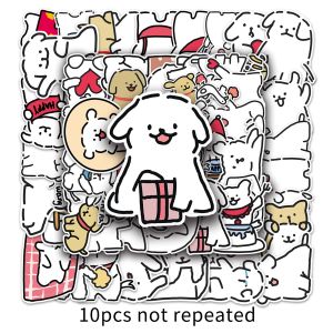 50pcs Maltese Line Puppy Sticker INS Style Korean Cute White Dog Decal DIY Decoration Journal Laptop Waterproof Seal Sticker