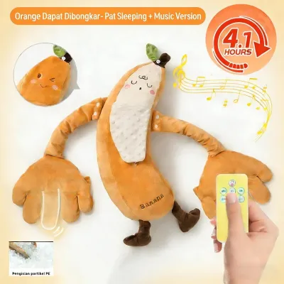 [Penjual Lokal] Boneka Penenang Bayi Ajaib - Tepuk Pelan White Noise Remote Bantal & Empeng Detachable.