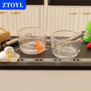 [COD] ZTOYL 1ชุดบ้านตุ๊กตาชามไข่ขนาดเล็กที่ตีไข่กระทะกลิ้งตกแต่งโมเดลห้องครัวอุปกรณ์ตกแต่งบ้านตุ๊กตา