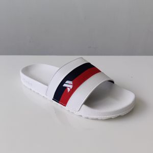 รองเท้าแตะ สีขาว แดง เขียว น้ำเงิน ดำ แบบสวมใส่ ไม่ผูกเชือก สินค้าพร้อมจัดส่ง