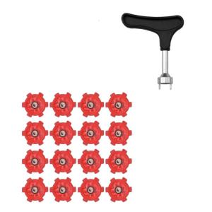 16Pcs Outdoor Golf Shoe Spikes Replacement Studs Nonslip Golf Spikes Pin Fast Twists Cleats Golf Shoes Accessories
