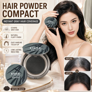 Root Touch Up Powder Root Concealer Grey Hair Cover Instant Grey Coverage Water Resistant Natural Looking Hair Concealer Powder Temporary Hair Color