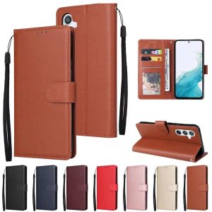 เคสฝาพับ ล็อคได้ สำหรับ Samsung A04 A04S A03 A03S A13 A23 A53 A33 เคส เปิดปิด ฝาพับหนัง แม่เหล็กล็อคใส่บัตร ตั้งได้