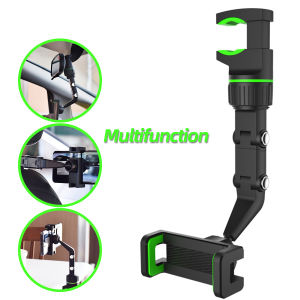 EKLEVA Giá Đỡ Điện Thoại Gắn Gương Chiếu Hậu Xe Hơi Có Thể Điều Chỉnh Giá Đỡ Điện Thoại Di Động Gương Chiếu Hậu Đa Năng Giá Đỡ Điện Thoại Gắn Ghế Xe Hơi