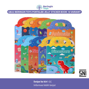 Beringin Toys Portable Jelly Sticker Book / Mainan Anak AC/ Mainan Edukatif