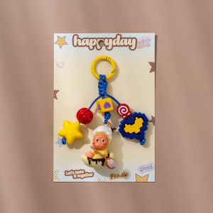 Hot-selling Star People diy Keychain Bag Pendant   Handmade Charms by Guaiwa Mengli   Hang up the phone   Hanging Bag  #2386
