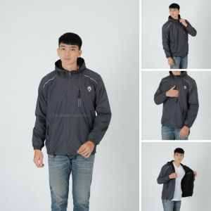Jaket Gunung Uniseks Terbaru Wateproof Type Denali Brand FCF size M L XL XXL / Jaket Parasut Jumbo Pria