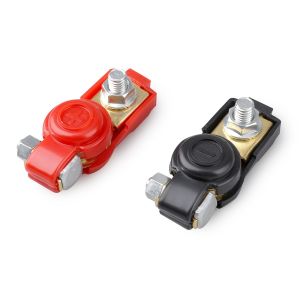 2Pcs/Set Quick Release Car Battery Connector Terminal Clip For All Post Round Batteries