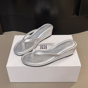 [Free Shipping] New Trendy Summer Slip-On Sandals High-End Design Perfect For Pairing With Dresses In 2026 Fashionable WomenS Wedge Heels