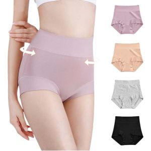 TIMIA เอวสูงเอว ชุดกระชับสัดส่วนหลังคลอด ไซส์ใหญ่พิเศษ เป้าผ้าฝ้ายเป้า กางเกงยกก้น อีลาสติก เทรนเนอร์เอว กางเกงในควบคุมช่วงท้อง สำหรับผู้หญิง