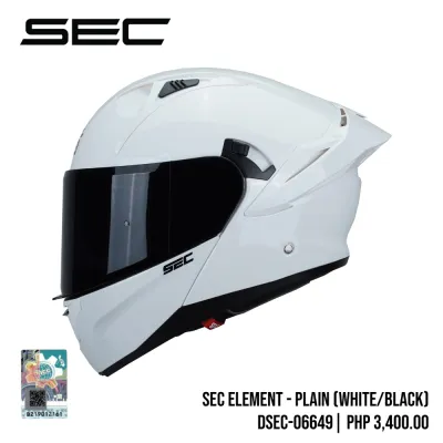 Sec Modular Helmet for Motorcycle Element - Plain Gloss/Matte (M-XL)