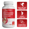 Ship From Singapore - Nutra Botanics Triple Strength Glucosamine Chondroitin MSM - 60 Tablets - Joint Support Supplement for Knee Joint Pain Relief. 
