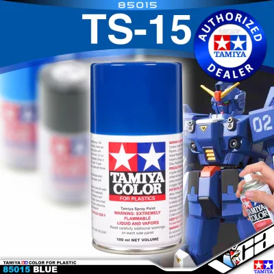 ⭐️ TAMIYA 85015 TS-15 BLUE SPRAY PAINT CAN PLASTIC SCALE MODEL ACTION TOY HOBBY VCA GUNDAM SINGAPORE