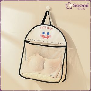 Suomi Hanging Net Organizer Storage Mesh Bag Hanging Storage Basket for Bathroom Bedroom