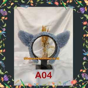 BANDO TELINGA KUCING KOREAN STYLE / BANDO BULU LEMBUT / BANDO KUPING KITTY / BANDO BULU VIRAL / CAT EAR HEAD BAND CUTE / BKK6536