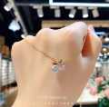 Kalung Cherry Rantai Silver Titanium Anti Karat Selamanya / Kalung Perempuan / Kalung Wanita Elegan. 