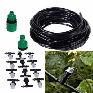 Hệ Thống Tưới Phun Sương Tự Động Làm Mát Căn Nhà Cây Cảnh -Bộ 10m dây và 12 béc phun