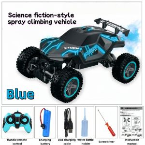 Remote Control Cars RC Vehicles Glowing Spray RC Off-Road Racer rock Climbing Off-road Vehicle Childrens Toy Gift