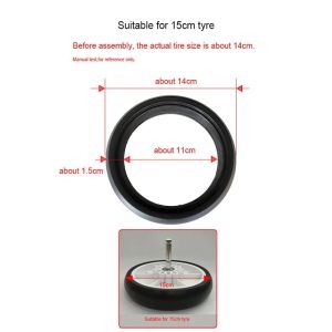 Stroller Wheel Tire 13.5/15/15~17/18~20/23.5CM For Yoya Yoyaplus Or Stokke Xplory V3 V4 Baby Buggy Wheel Accessories