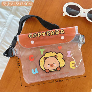 Capybara Waterproof Phone Bag Swimming Waist Bag Beach Transparent Diving