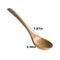 Thìa Gỗ- Muỗng Nấu Ăn Cán Dài 20Cm Với Một Muỗng. Muỗng Lớn Không Dính Cho Khuấy, Đun Sôi Tôm Cajun Trộn, Và Trang Trí Tường. Muỗng Gỗ Cứng Khổng Lồ Siêu Mạnh & Chắc Chắn. 