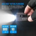 TrustFire GM23 800lm LED Glock Tactical Flashlight Equipped Quick Release and Disassembly Device USB Fast Charging Suitable for Universal Rail/Glock Rail/Picatinny 1913 Rail/Taurus Rail(Built-in Battery). 