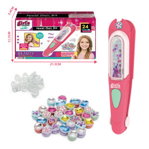 Girl hair accessory braiding machine/DIY jewelry beading machine/hair gemstone drilling machine/dressing toy