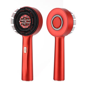 EMS Scalp Massage Comb Electric Red Light Therapy Hair Massager Hair Regrowth Oil Liquid Applicator Hair Growth Anti Loss Care Type-C Charging