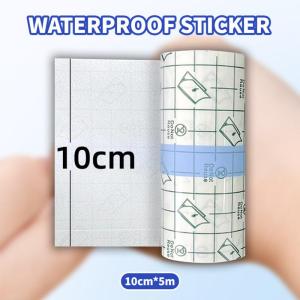 【BUY 1 TAKE 2】5/10/15CM*5M Adhesive Plaster Self-Cut Medical Waterproof And Anti-allergic Wound PU Film Adhesive Tape Fixed Tape Transparent Medical Tape PU Waterproof Anti-allergic