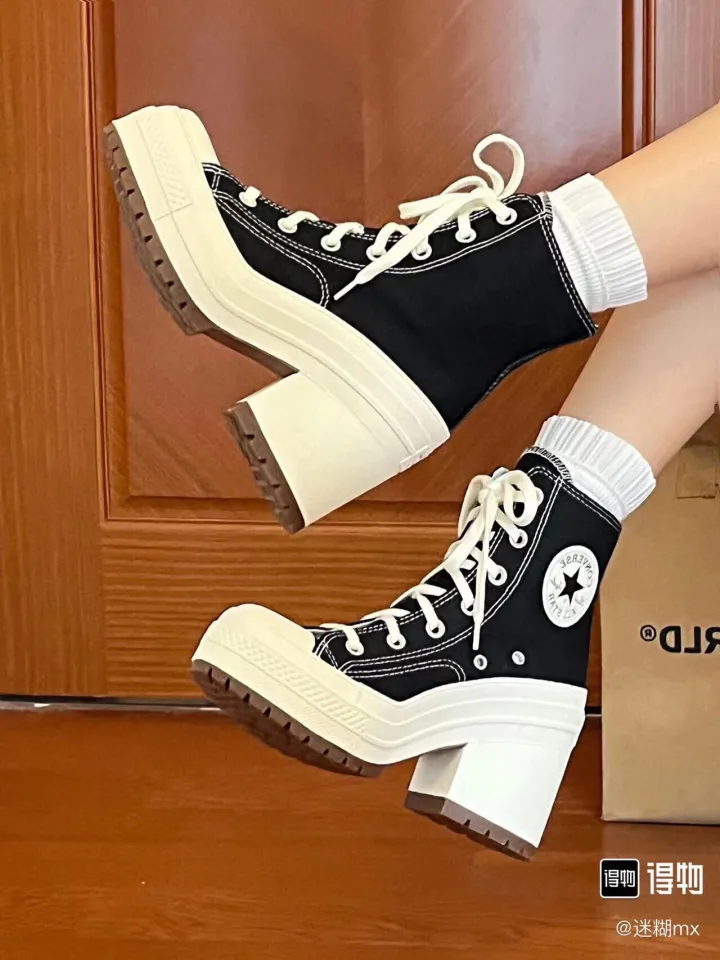 Thick sole converse on sale shoes