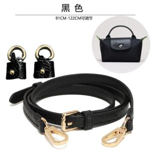 3 Pcs/set DIY Longchamp Bag Crossbody Strap DIY Non-Punch Leather Buckle Shoulder Strap Mini Longchamp Crossbody Bag Hanging Replacement Accessories