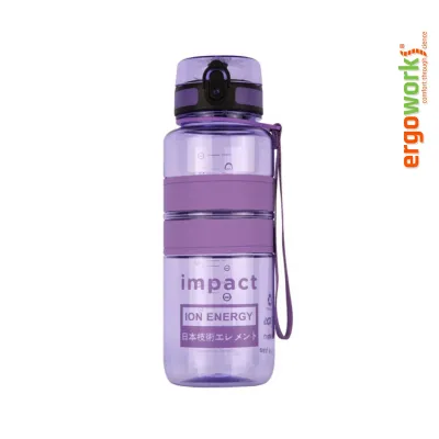 Ergoworks x Impact Ergonomic Water Bottle 1000ML | Nano Ionizer BPA Free Ergo Portable Drinkware 1000-01-XCL