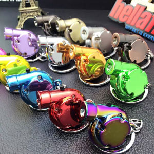 【Local Shipping】Car Metal Keyring Sound Turbo Key Sleeve Bearing Spinning Model Turbine Turbo Ring Key Turbo Shaped