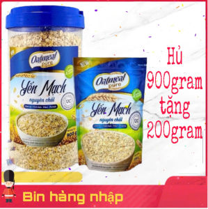 Yến Mạch Úc Nguyên Chất Oatmeal Pure Hủ 900g (tặng túi 200g)