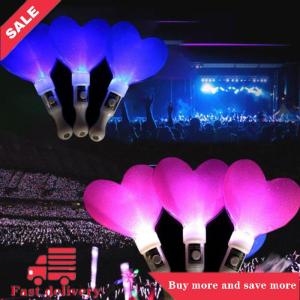 [COD] 1Pc Colors Change LED Glow Stick Heart Star Shape Luminous Concert Cheering Tube Wedding Party Light Stick