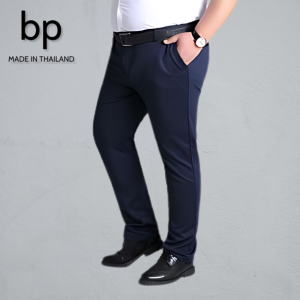 bp กางเกงสแล็คผ้ายืด ขายาว ทรงกระบอกเล็ก แบบสุภาพ ไซส์ใหญ่ ไซส์ 40-52 นิ้ว