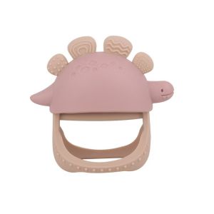 Baby Teether Glove Silicone Dino Wristband Teething Toy Full Grip Training Mainan gigit bayi