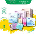 GJG OLO Hyaluronic acid Zero Sense Fit Condom Natural Latex Male Condom. 
