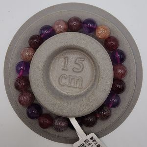 (SG Seller Ready Stocks) High Grade Natural Super Eight Quartz Bracelet 9mm+