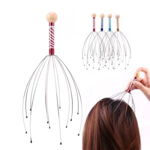 Head Massager Neck Massage Octopus Scalp Stress Relax Spa