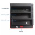2.5"/3.5" USB 3.0 To 2 SATA Ports 1 IDE Port External HDD Hard Drive Disk Docking Station Card Reader USB3.0 Hub with OTB/OTC. 