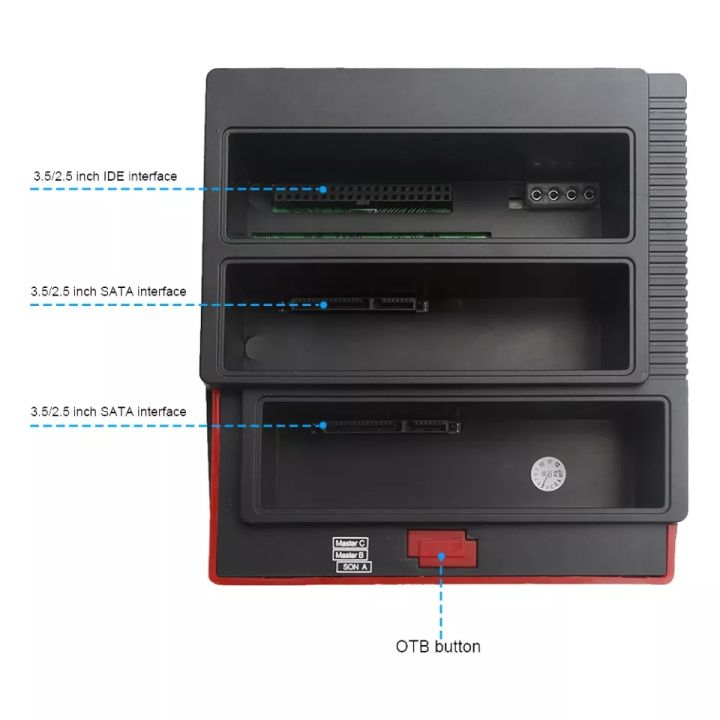 2.5"/3.5"%20USB%203.0%20To%202%20SATA%20Ports%201%20IDE%20Port%20External%20HDD%20Hard%20Drive%20Disk%20Docking%20Station%20Card%20Reader%20USB3.0%20Hub%20with%20OTB/OTC%20-%20Image%205