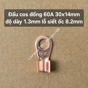 Đầu cos đồng 40A / 60A / 80A / 100A / 150A / 200A cốt đồng 150A ( 5 cái ) - LinhKiện789