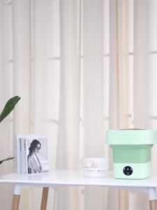 迷你小型洗衣机折叠洗脱两用清洗内衣裤自动洗袜子机学生洗衣神器