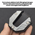 HOHODALINK Cover Standar Samping Motor Sepatu Pijakan Kaki Motor Full CnC Cocok Untuk Semua Jenis Motor. 