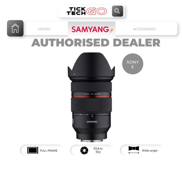Samyang af 24 70mm f2 8 fe lazada
