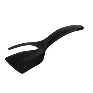 2 in 1 Grip and Flip Spatula Tongs Silicone Non- Stick Fried Egg Turners Kitchen Cooking Tools