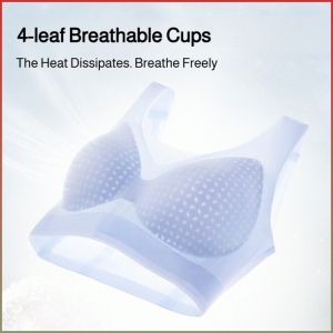 Bra Non-steel Ring Corset Antimicrobial Coolness Fixed Cup Ice Silk Breathable